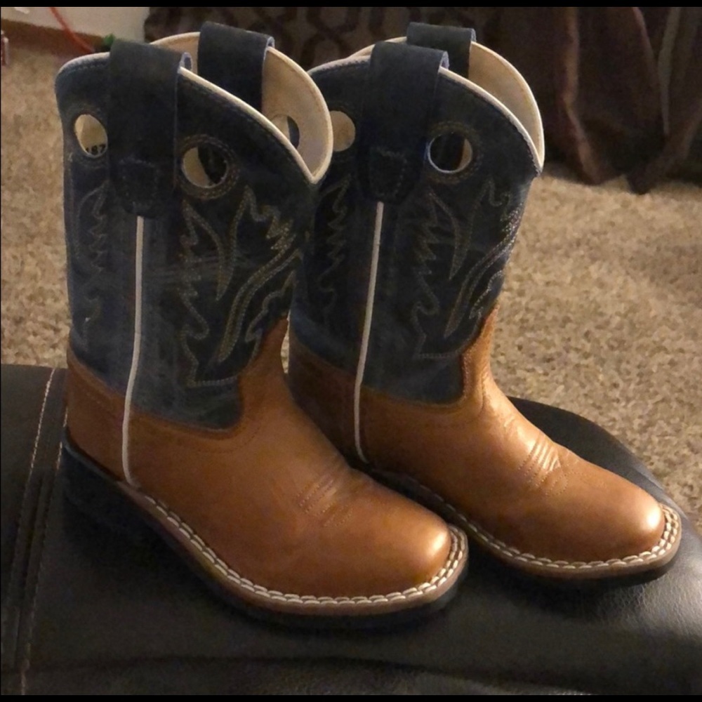 Toddler cow boy boots